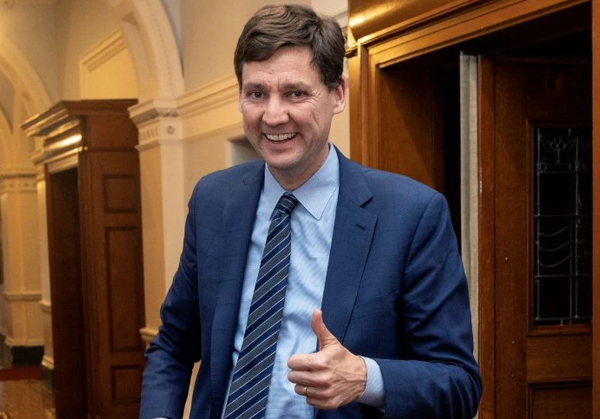 David Eby obnoxiously triumphant